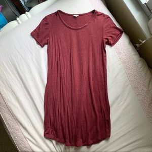Garage Red T-Shirt Dress